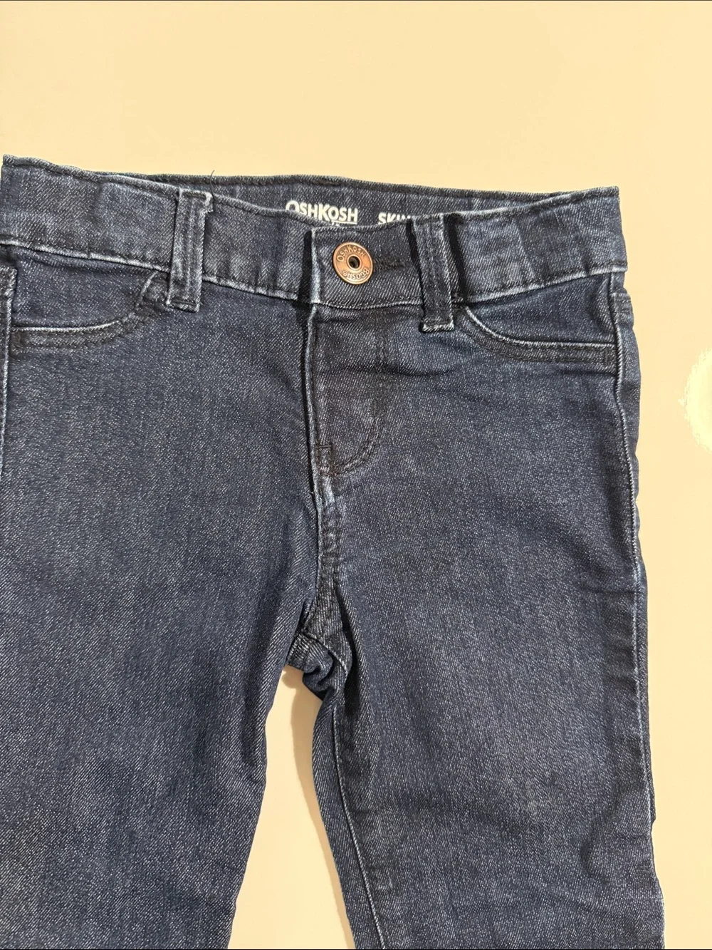 OshKosh B'gosh Girl Navy Blue Stretch Denim Jeans for Kids Sz 3T